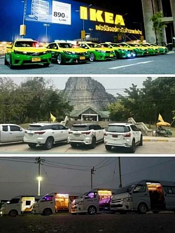 บริการรถแท็กซี่ รถ private รถ SUV รถตู้ VIP ครบวงจร